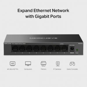 Mercusys MS108GS Настольный коммутатор с 8 гигабитными портами