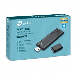 TP-Link Archer TX20U Двухдиапазонный USB‑адаптер с поддержкой Wi‑Fi AX1800
