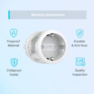 Tapo P115(4-pack) Умная мини Wi-Fi розетка с мониторингом энергопотребления