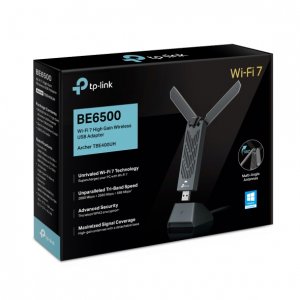 Archer TBE400UH BE6500 Двухдиапазонный беспроводной USB-адаптер высокого усиления Wi-Fi 7