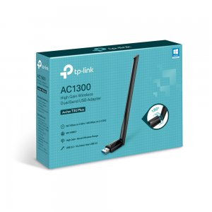 TP-Link Archer T3U Plus                 AC1300 Двухдиапазонный Wi‑Fi USB‑адаптер высокого усиления