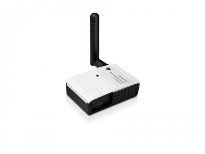 TP-Link TL-WPS510U Беспроводной компактный принт-сервер, скорость до 150 Мбит/с