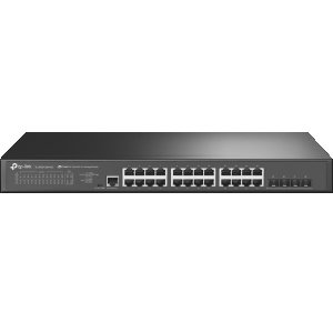 TP-Link SG3428X-M2 Управляемый коммутатор JetStream уровня 2+ с 24 портами 2,5 Гбит/с и 4 портами SFP+
