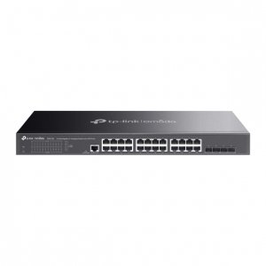 TP-Link SG3428 Управляемый коммутатор Omada уровня 2+ с 24 гигабитными портами RJ45 и 4 портами SFP