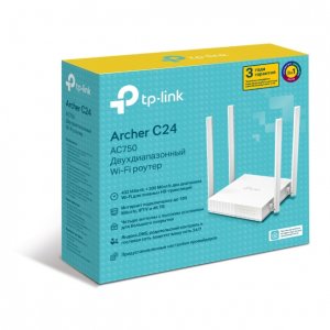 Archer C24                    AC750 Двухдиапазонный Wi‑Fi роутер